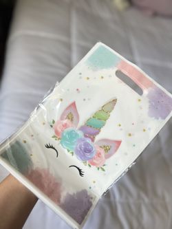 17 pcs unicorn candy bags