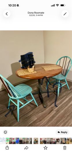 Dinning Table with 2 chairs