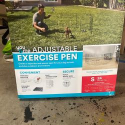 Adjustable Exercise Pen For Dogs