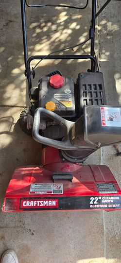 Crafstman 22" electric start Snow Blower