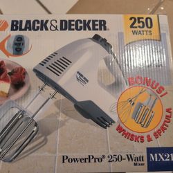 New Black And Decker Powepro MX250 Mixer