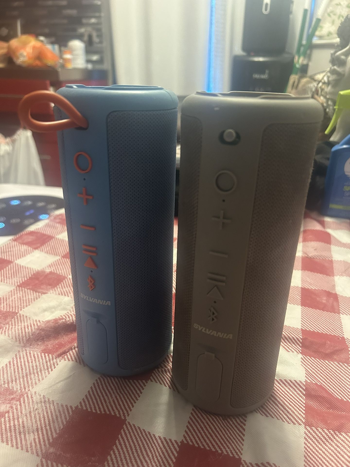 Two Loud Portable Speakers
