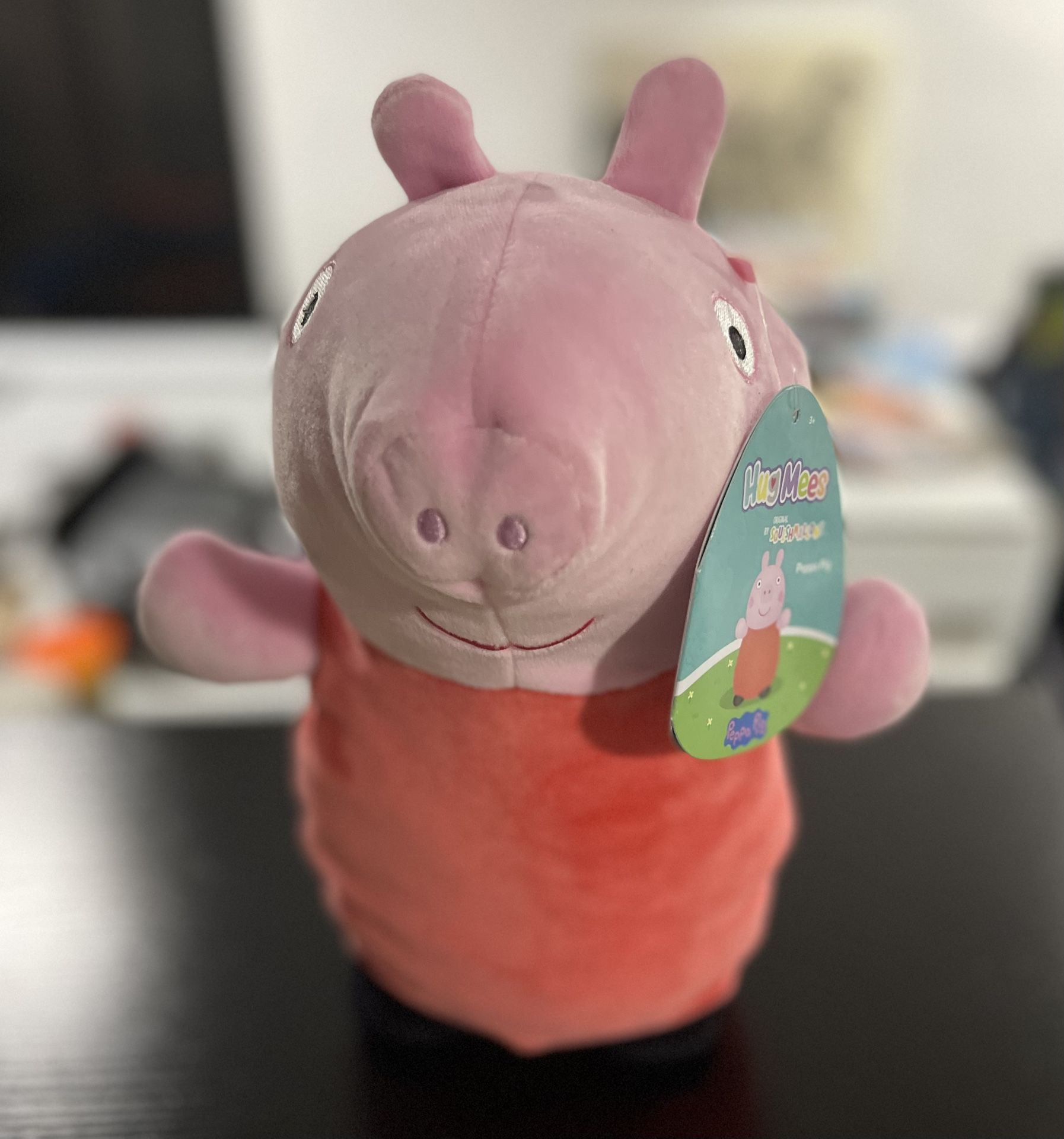 Squishmallows Hugmees 10 inch peppa-pig