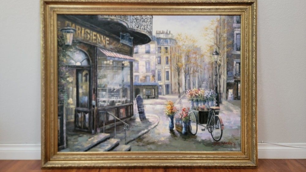 Paris painting on canvas 36