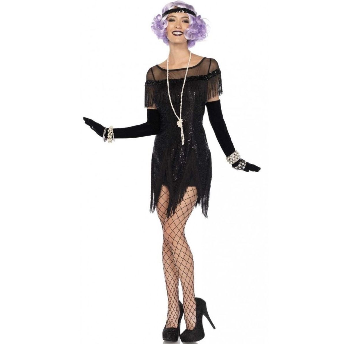 New Leg Avenue Sexy Flapper Costume Women's Size Medium Great Gatsby 1920s