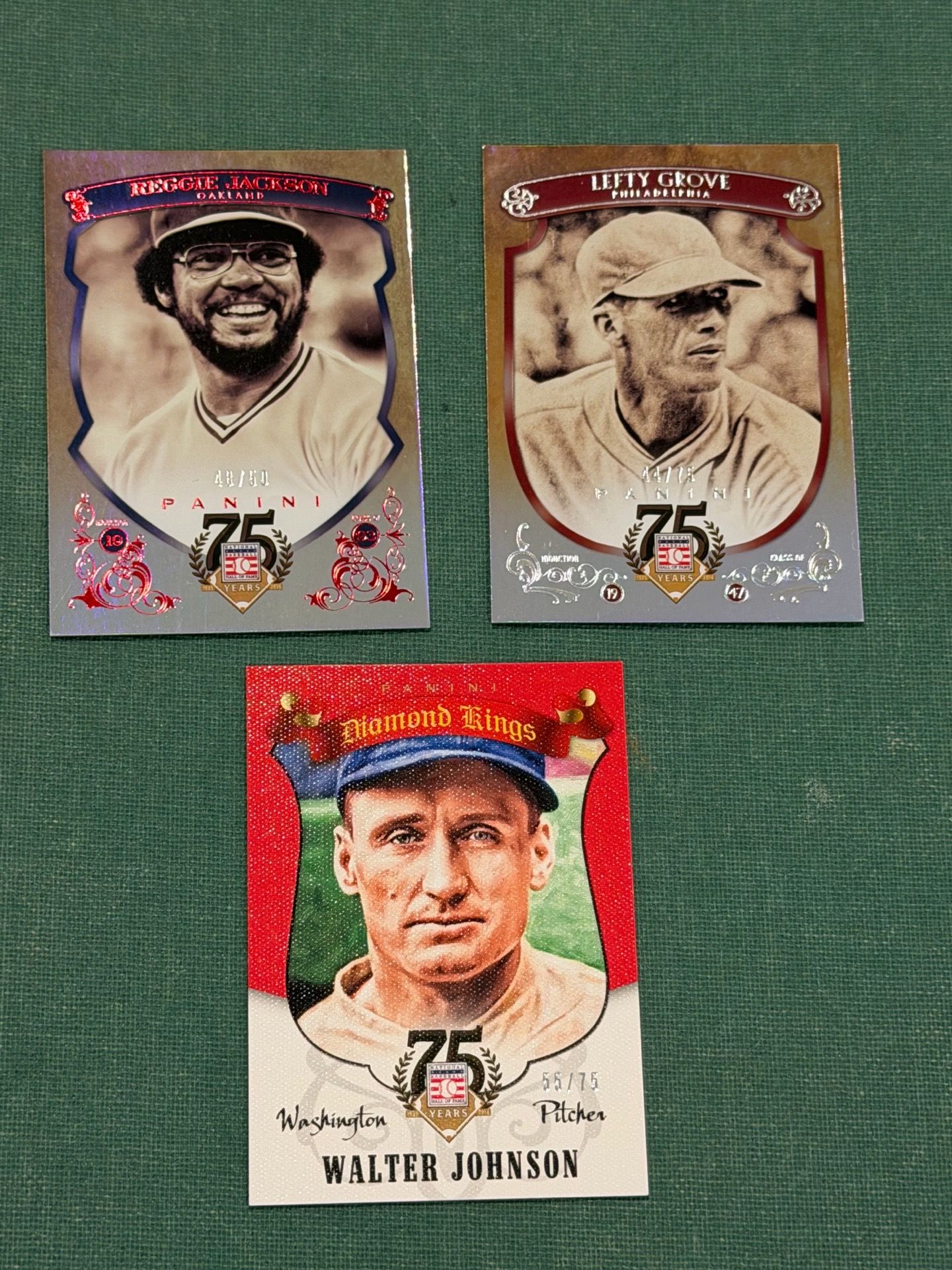 75th Anniversary Baseball Cards
