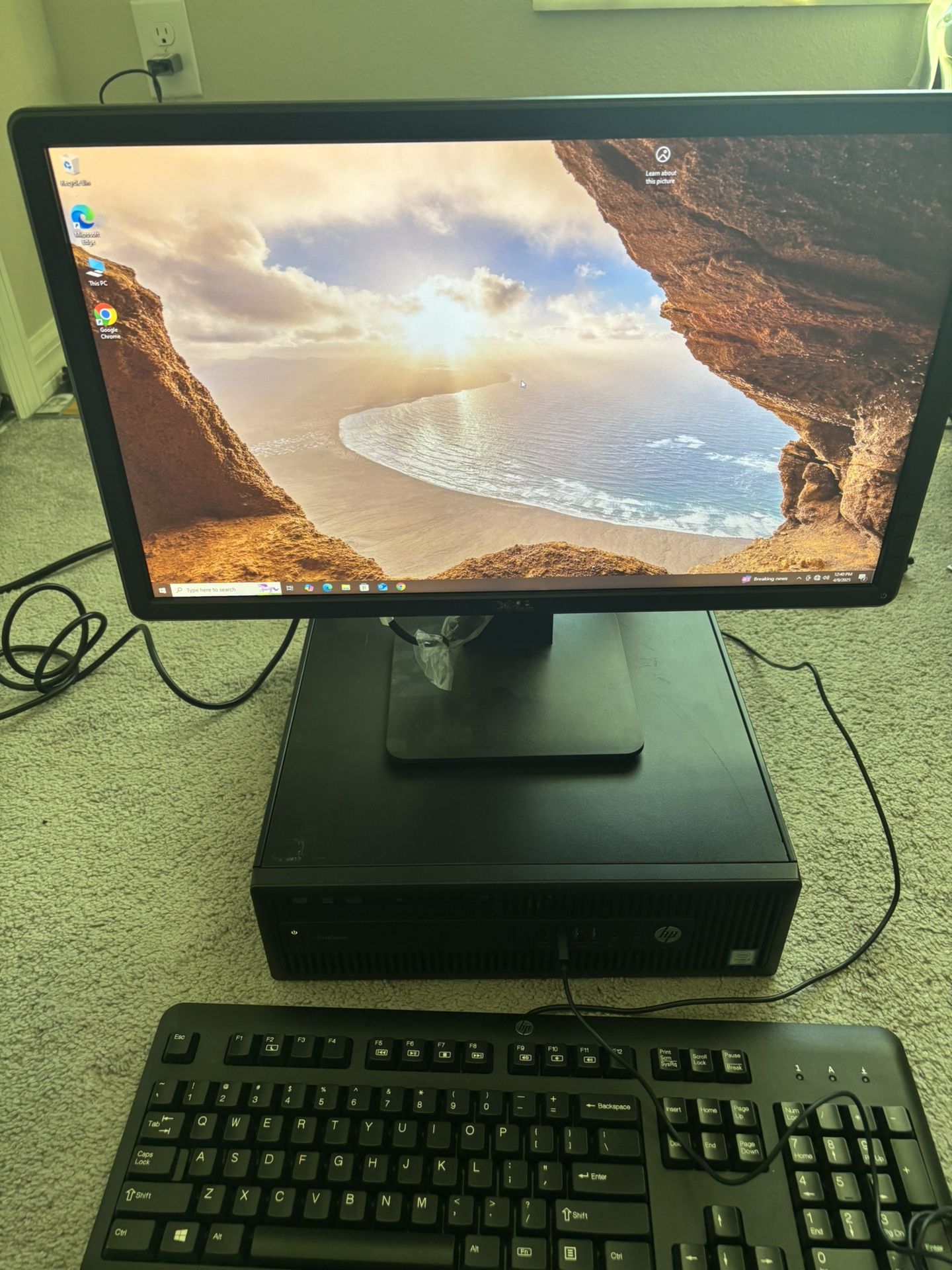 Computer With Dell Monitor