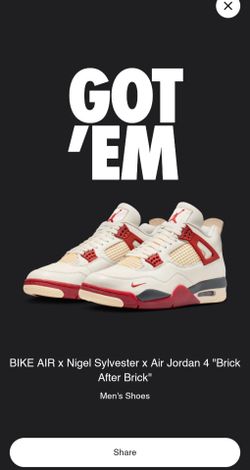 Jordan 4 brick by brick