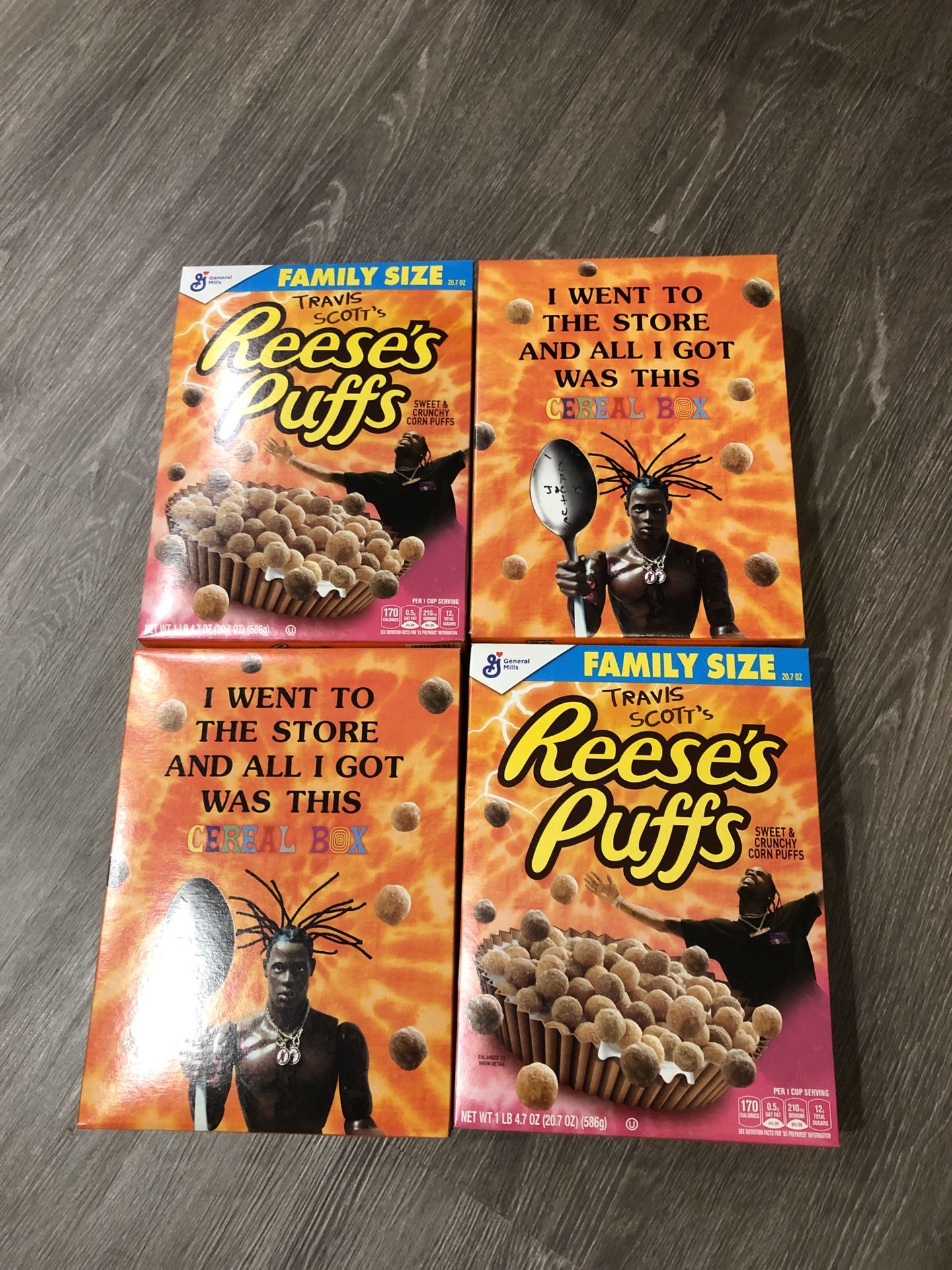 Limited Edition Travis Scott Reese’s Puffs Cereal
