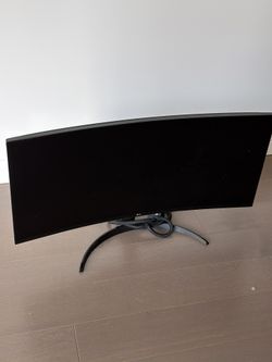 LG Curved Computer Screen Monitor