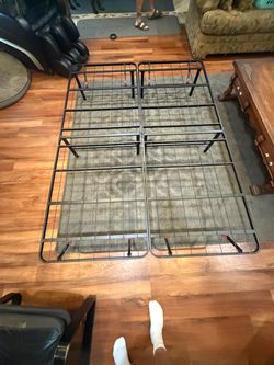 Queen Bed Frame - Basically New.