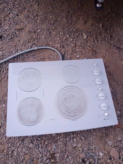 GE profile 30" wall oven microwave cooktop set