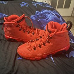 Jordan 9 Retro Chile Red 6.5