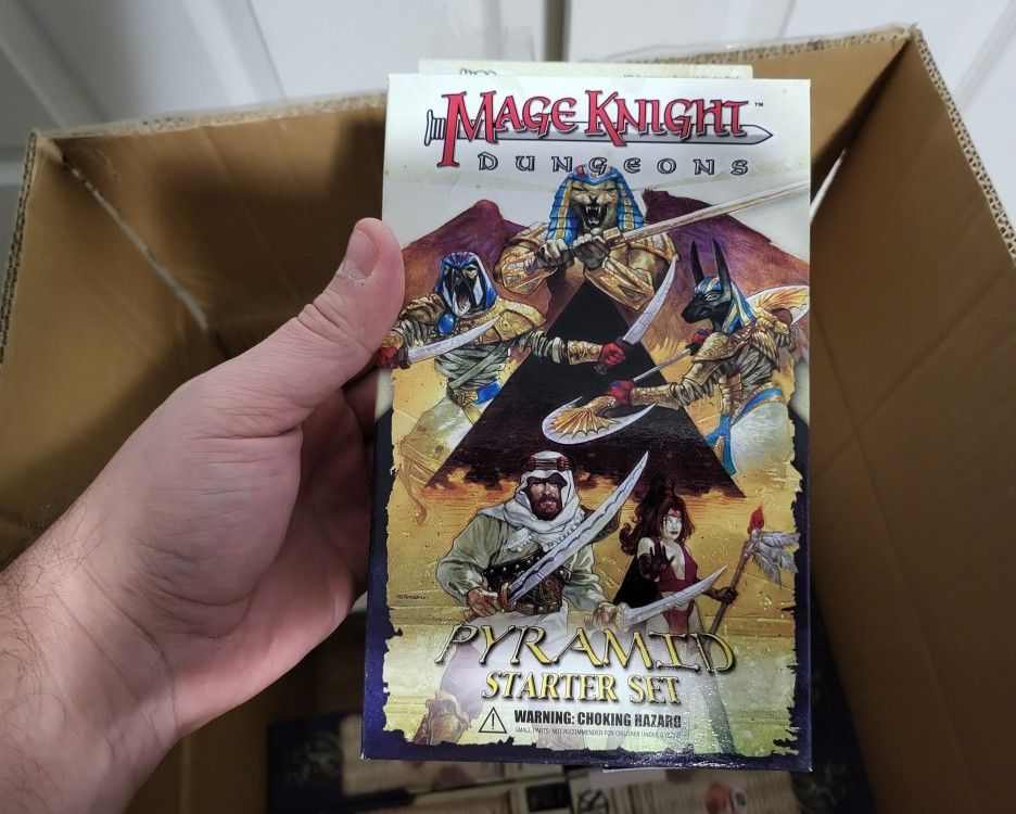 Mage Knight Pyramid Starter Set NEW SEALED ORIGINAL WizKids 2003
