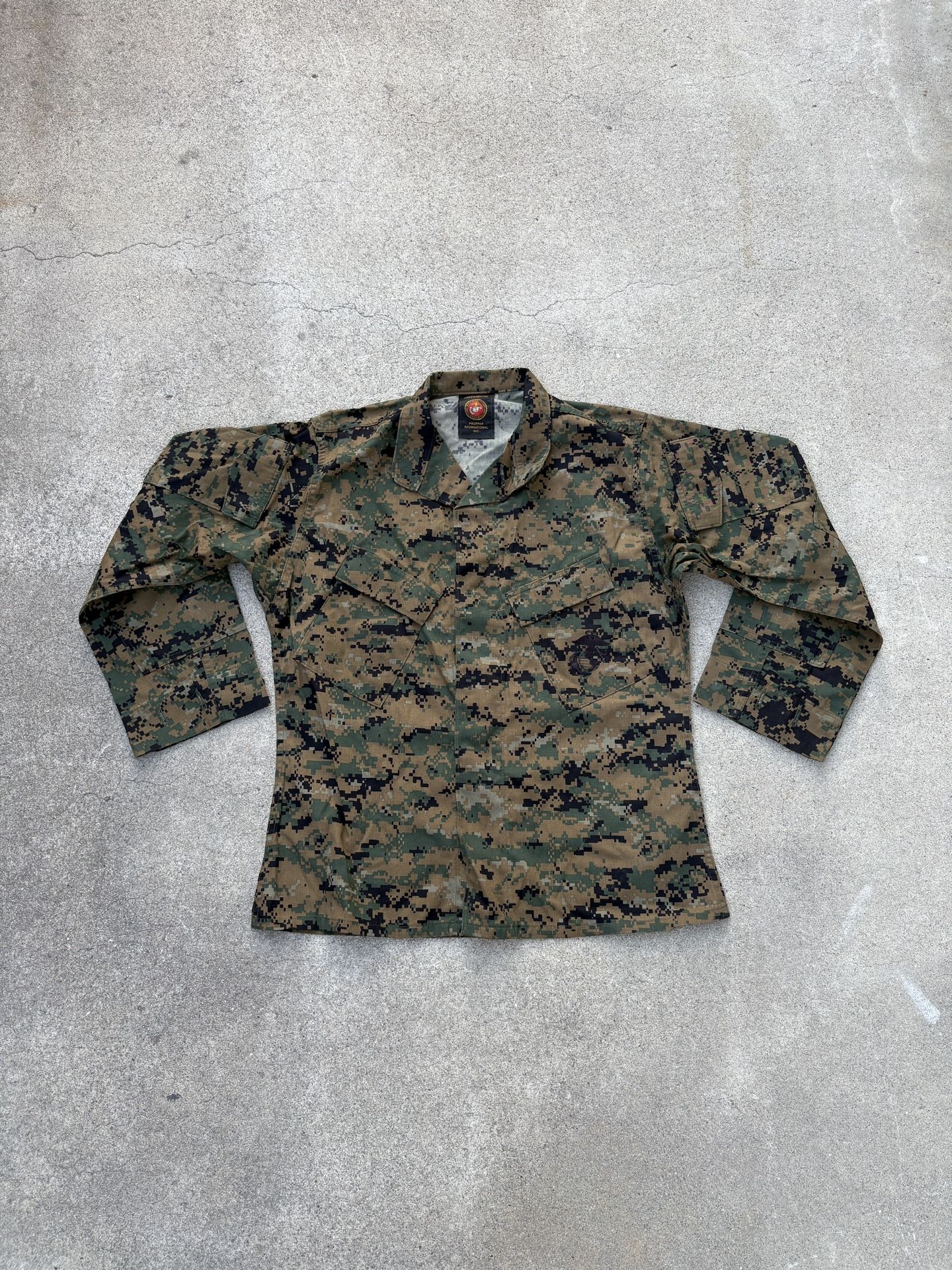 USGI USMC MARPAT-W BDU Field Top, Size Medium-Short