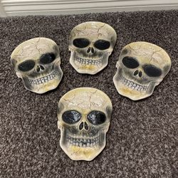 Spirit Halloween Skull Head Plates