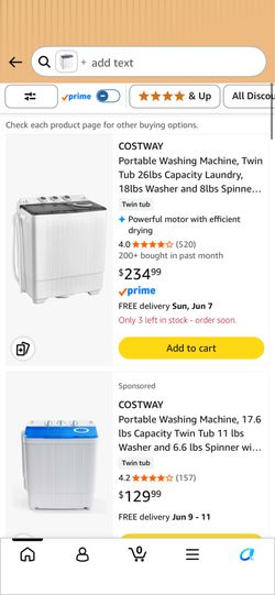 Portable washer dryer used