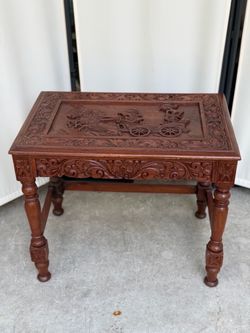 Old wood table