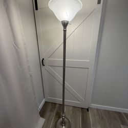 💡 72” Torchiere Floor Lamp – Brushed Nickel Finish 💡