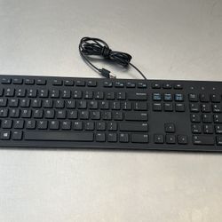 Dell Wired Keyboard - Black KB216