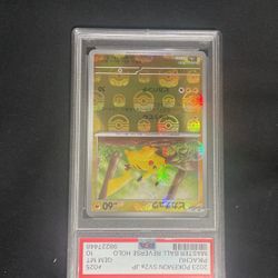 2023 POKEMON JAPANESE SV2a-POKEMON 151 MASTER BALL REVERSE HOLOPIKACHU #025