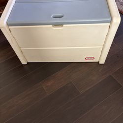 Little Tykes Toy Box And Book Shelf With Drawers