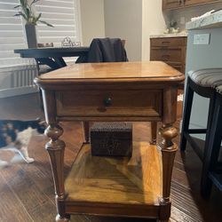 Solid Wood End Table