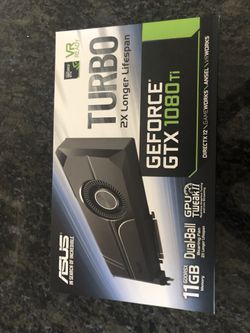 ASUS GeForce GTX 1080 TI 11GB Turbo Edition VR Ready 5K HD Gaming