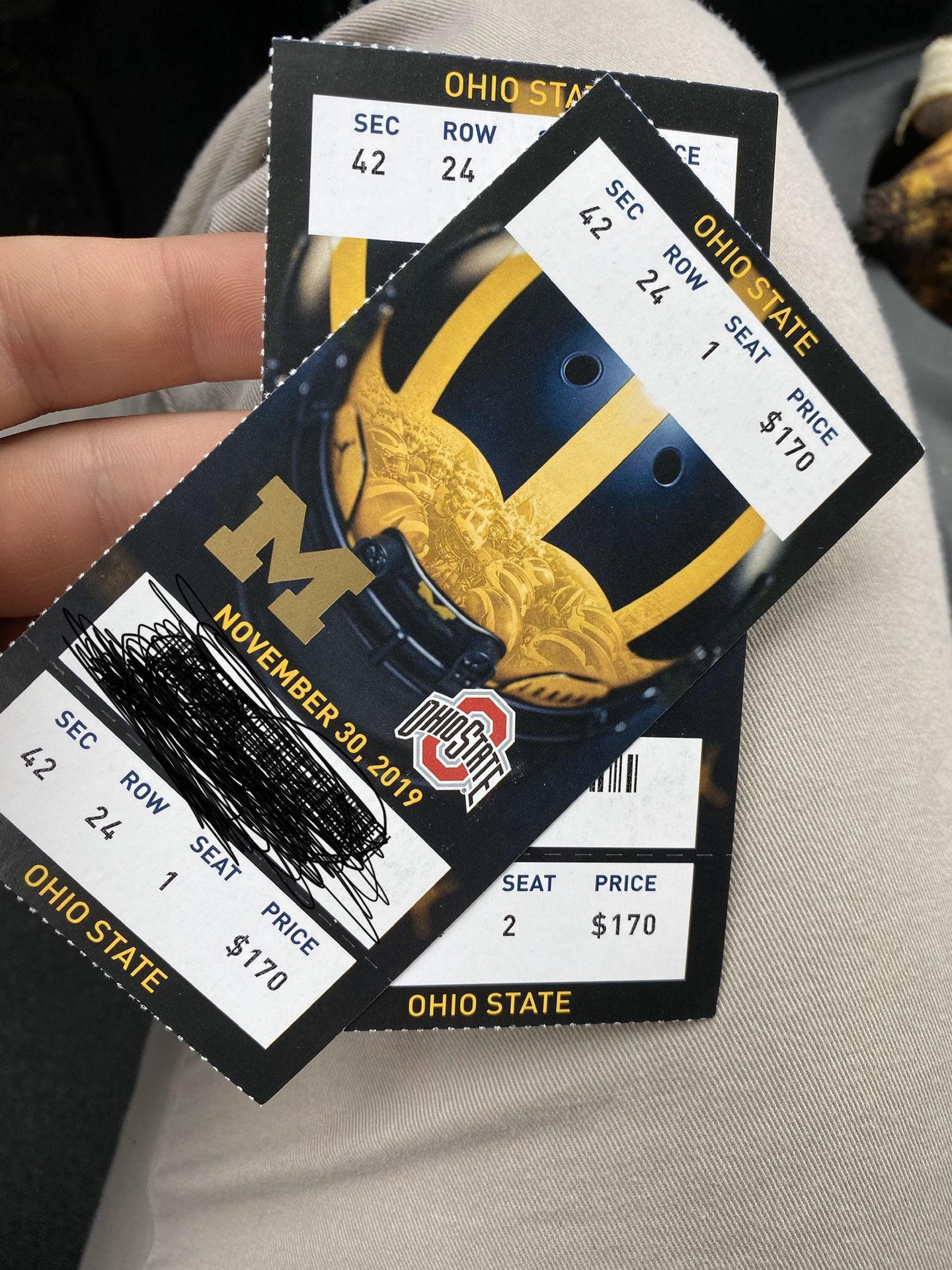Michigan vs Ohio State Tickets