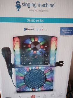 Singing karaoke machine