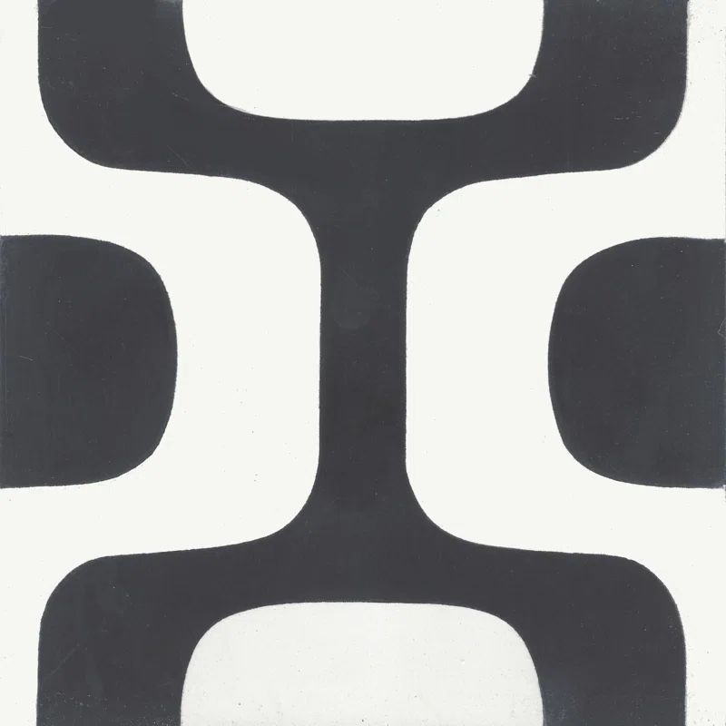 Ipanema 8in x 8in Cement Patterned/Concrete Look Wall & Floor Tile (5.2sq ft per box)