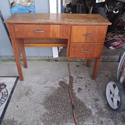Wooden desk