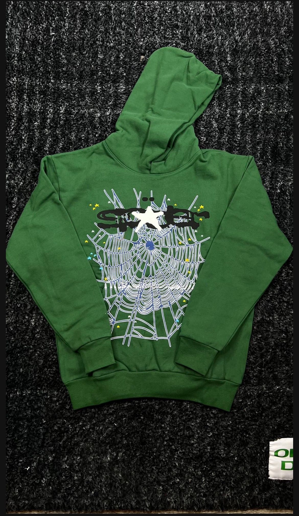 Dark Green Spider Hoodie
