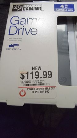 4tb Hard Drive For PS4 or PS5, Brand NEW