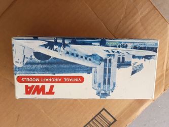 Shabak vintage diecast model airplanes,(TWA).