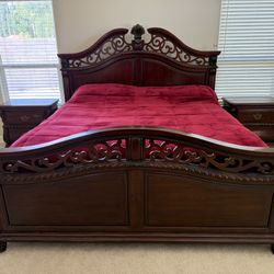 King Bedroom Set with Mattress & Box spring 