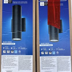 2 LED Exterior Wall Light 