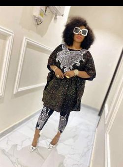 Beautiful adire and legging