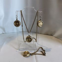 Vintage DKNY bottle cap trio