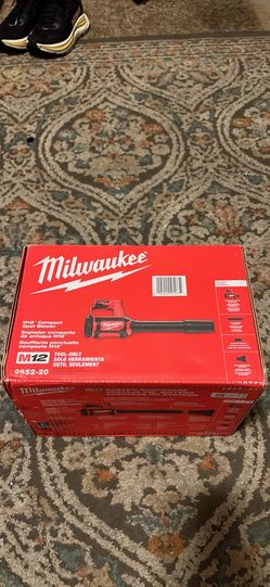 New M12 Milwaukee Blower