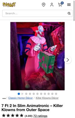 Spirit Halloween Slim Killer Klowns OPEN BOX