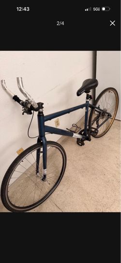 Blue Urban Road Bike