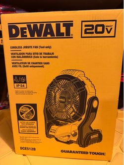 DEWALT MAX* 20W CORDLESS JOBSITE FAN (Tool only)