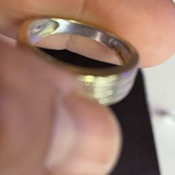 White Gold Ring With Diamonds 