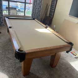 8ft Pool Table And Accessories