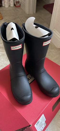 Hunter Rain Boots short back adjustable boot