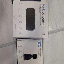 NEW Blink Home Security Camera System Bundle 4 Outdoor/Indoor + Video Doorbell