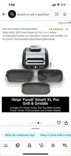 Ninja Foodi Smart XL Grill And Griddle 
