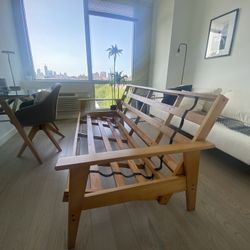 Wood Sofa/ Bed. Frame
