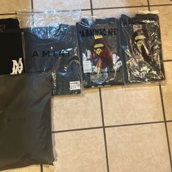 2 Amiri Shirts & 2 Bape Shirts  $45 Each